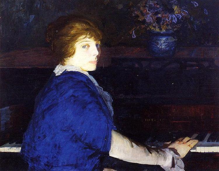 George Wesley Bellows Emma at the Piano oil painting image